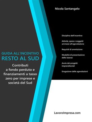 cover image of Guida all'incentivo Resto al Sud